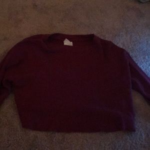 Cute crop top sweater